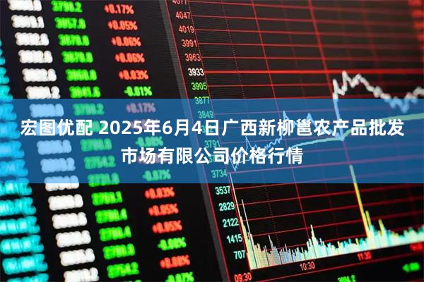宏图优配 2025年6月4日广西新柳邕农产品批发市场有限公司价格行情