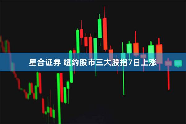 星合证券 纽约股市三大股指7日上涨