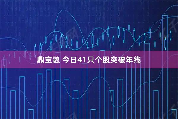 鼎宝融 今日41只个股突破年线